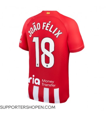 Atletico Madrid Joao Felix #18 Hemma Matchtröja 2023-24 Kortärmad